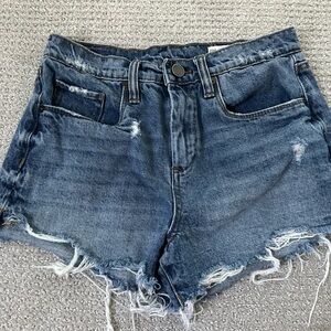 Blank High Rise Denim Shorts